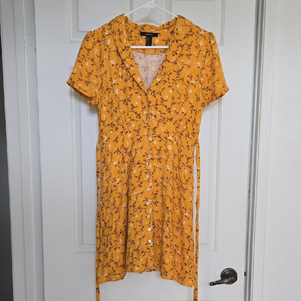 Floral Yellow Gold Sundress